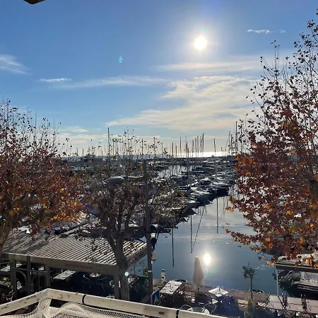 Le Petit Pinson Meerblick Port Golfe-Juan Buitenkant foto